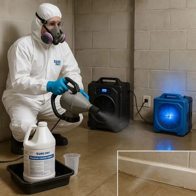 Sanitization and Odor Removal process in Coconut Creek, FL